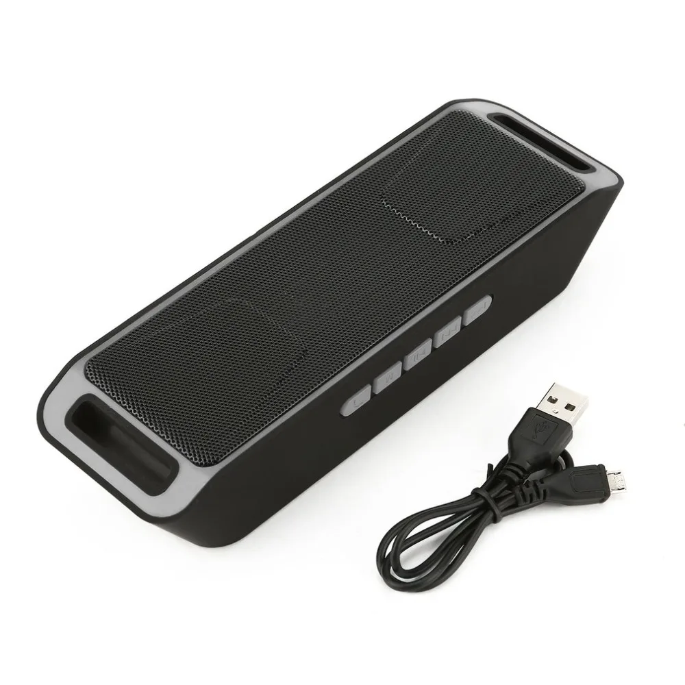 S208 Bluetooth динамик беспроводной Recharegable стерео громкоговорители USB зарядка мини FM