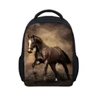 Милый школьный рюкзак с 3D рисунком животных, лошадей, детский школьный рюкзак, красивые школьные сумки для маленьких мальчиков, детские сумки