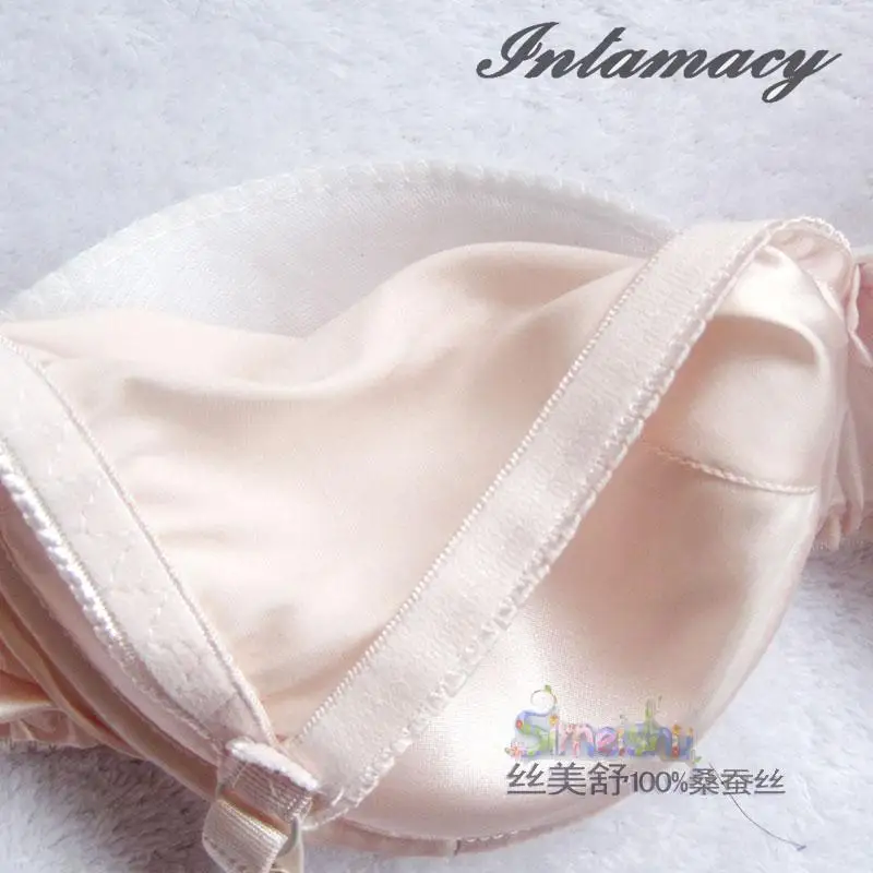 Нижнее белье из 100% шелка с тонким бюстгальтером | Женская одежда