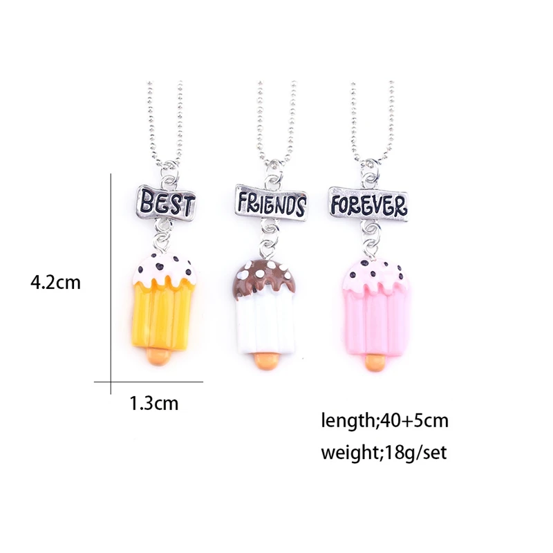 Ожерелье Best Friends Forever для детей 3 шт./компл.|bff necklace|necklace bestnecklace for children |