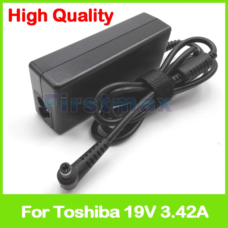 19V 3.42A ноутбук адаптер переменного тока зарядное устройство для Toshiba Satellite C655 C655D