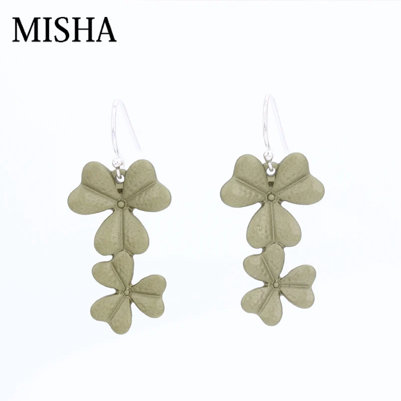 Женский комплект ювелирных изделий MISHA серьги и ожерелье ручной работы с