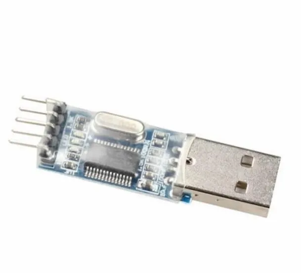 10 шт./лот PL2303 USB к RS232 TTL конвертер адаптер модуль с пыленепроницаемой крышкой