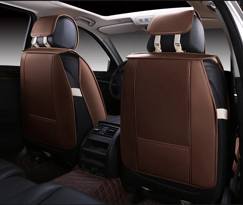 Чехлы для автомобильных сидений pu Подушка Peugeot 301 207 307 2008 308 408 508 3008 RCZ 208 4008 308S Caddy Combi