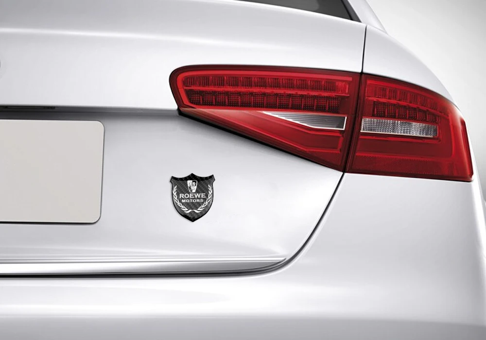Эмблема из углеродного волокна для Haval H5 G7 MG 3 5 Geely Emgrand Roewe 550 Faw besturn Luxgen Baojun Zotye
