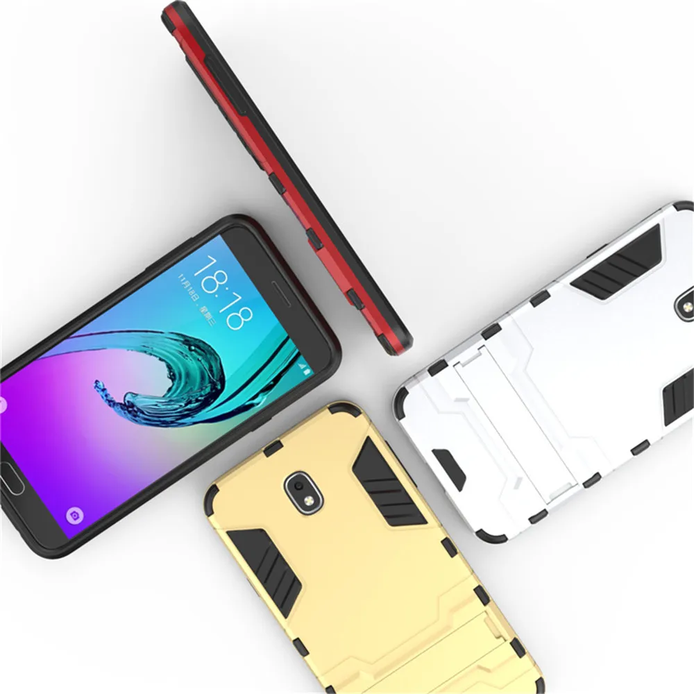 Роскошный бронированный чехол для телефона Samsung Galaxy J3 J5 J7 2017 SM J730 противоударный