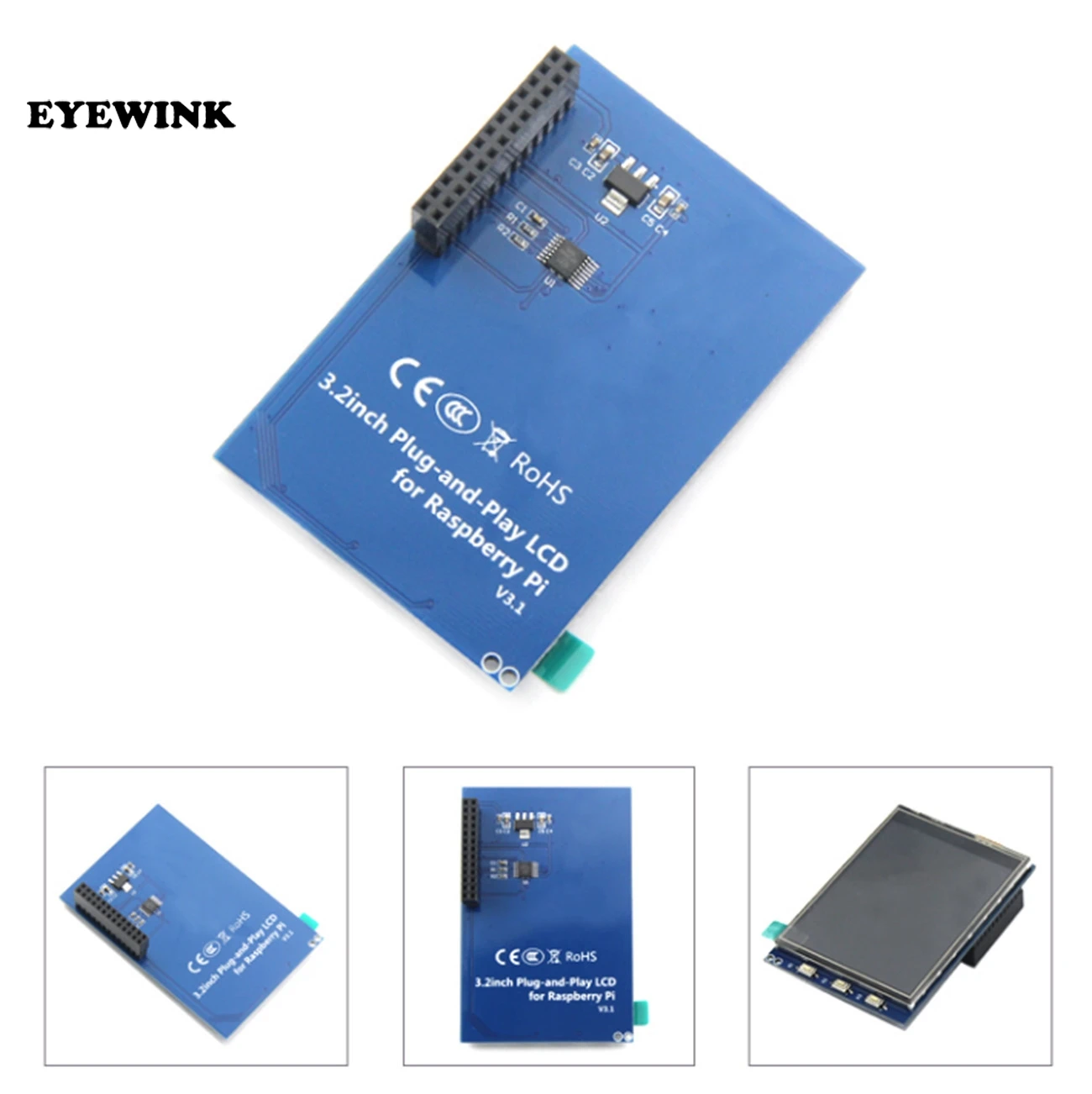 EYEWINK Бесплатная доставка! Модуль ЖК дисплея с сенсорным экраном для Raspberry Pi 3 B + 1