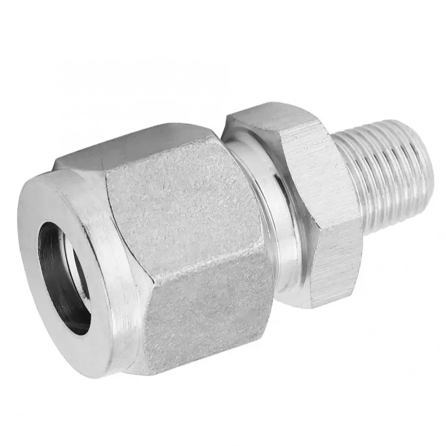 Фитинги для труб из латуни и нержавеющей стали SS304 штуцер 1/8NPT штепсельная резьба