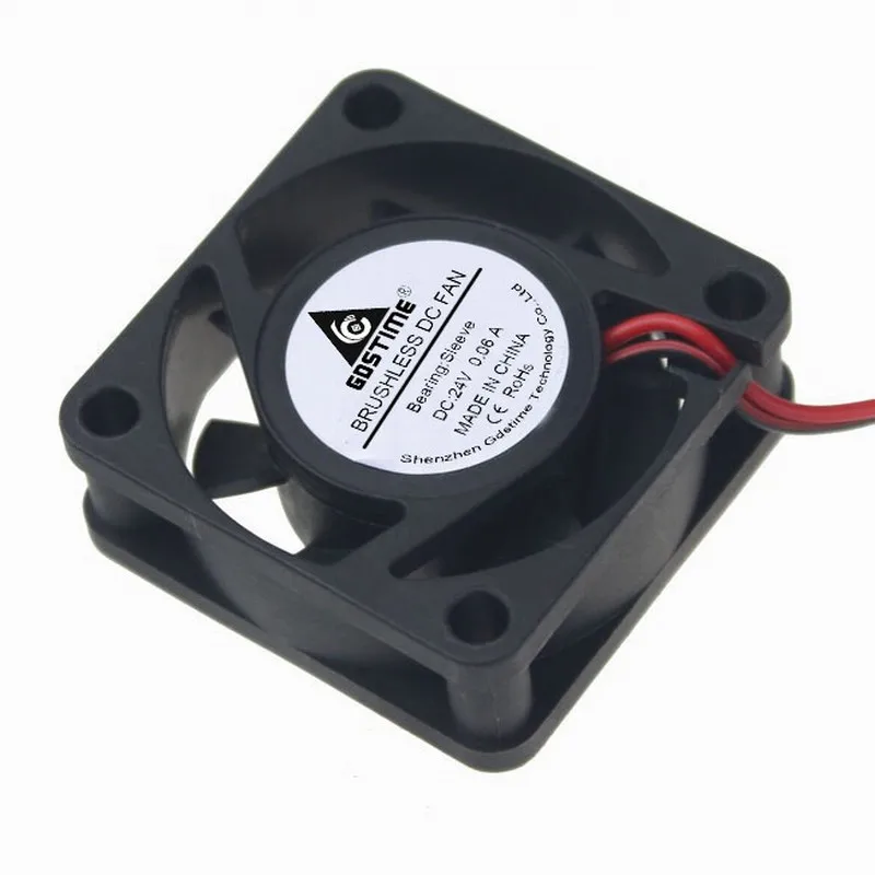 

Gdstime 2 Pcs 4015 DC 24V 40mm x 15mm Small Brushless Cooling Fan 4cm 2Pin PC Computer Case Cooler 40x40x15mm