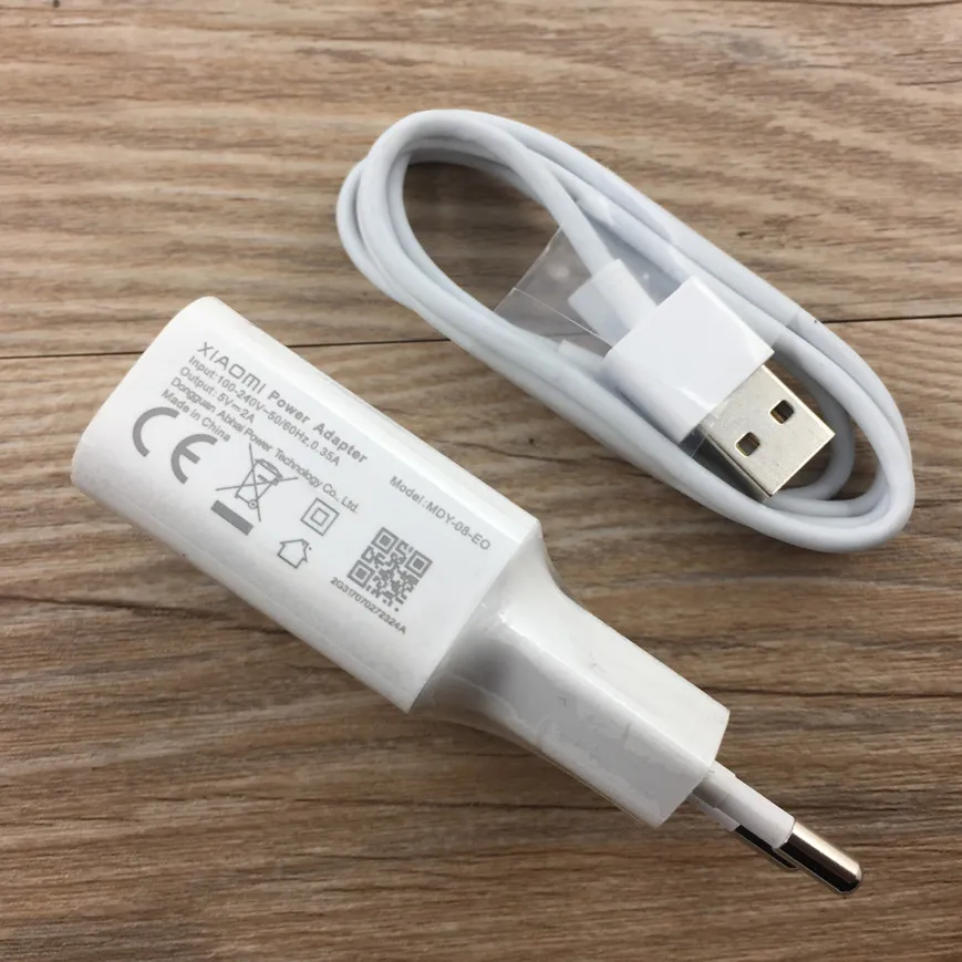 EU Charger and Cable XIAOMI 10 Вт Usb Wall Зарядное устройство QC2.0 адаптер быстрой зарядки Micro Usb кабель для передачи данных для Redmi 7 7A 4 4A 4X5 5A 6 6A 5 5A 5Plus - Тип штекера: EU Charger and Cable