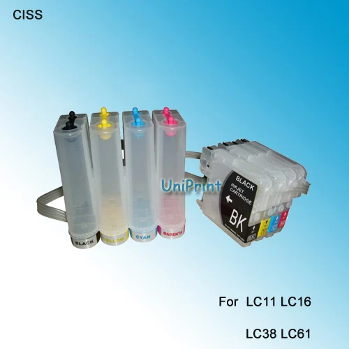 UP СНПЧ Cis чернильный бак CISS для Brother LC38 LC67 LC980 lc1100 MFC-6490W MFC250C MFC-290C MFC-490CW DCP-145 |