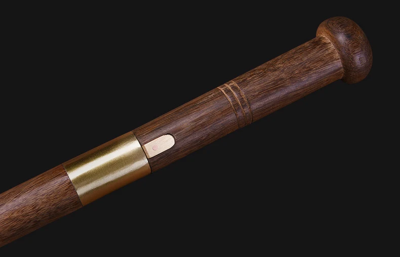 Old man's cane, crutches, 93 cm long, wood material, folding steel blade, good gifts for the elderly