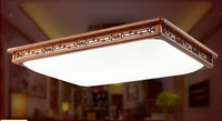 remote control asian chinese style ceiling light fixture led large modern wood lights ceiling lamp for living room oriental lamp