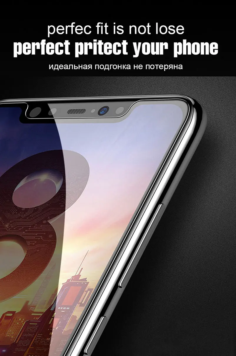 6D Screen Protector Tempered Glass For Xiaomi pocophone f1 Redmi 5A 5 6 6A S2 Note Pro Mi 6X A2 5X A1 8 SE Mix 2 3 Film full | Мобильные