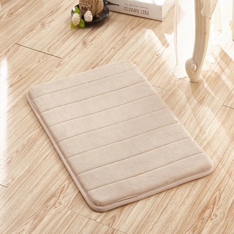 Лохматый Memory Foam дверной коврик нескользящий для пола ванной коврики ковры