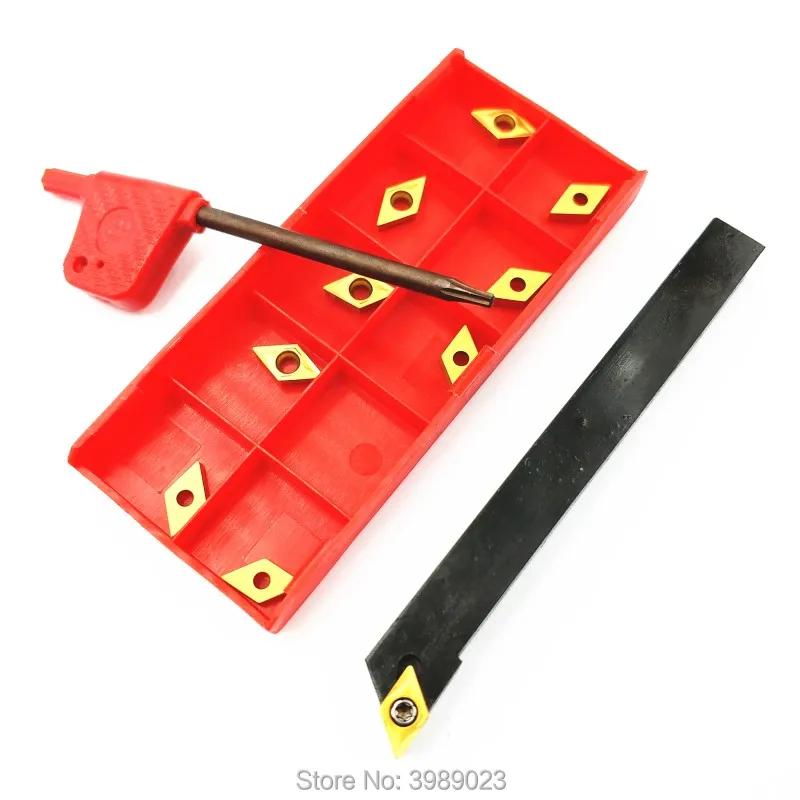 SDJCR1010H07 + 10 шт. DCMT070204 прорезной станок наружный круговой резак для пазов/|Токарный