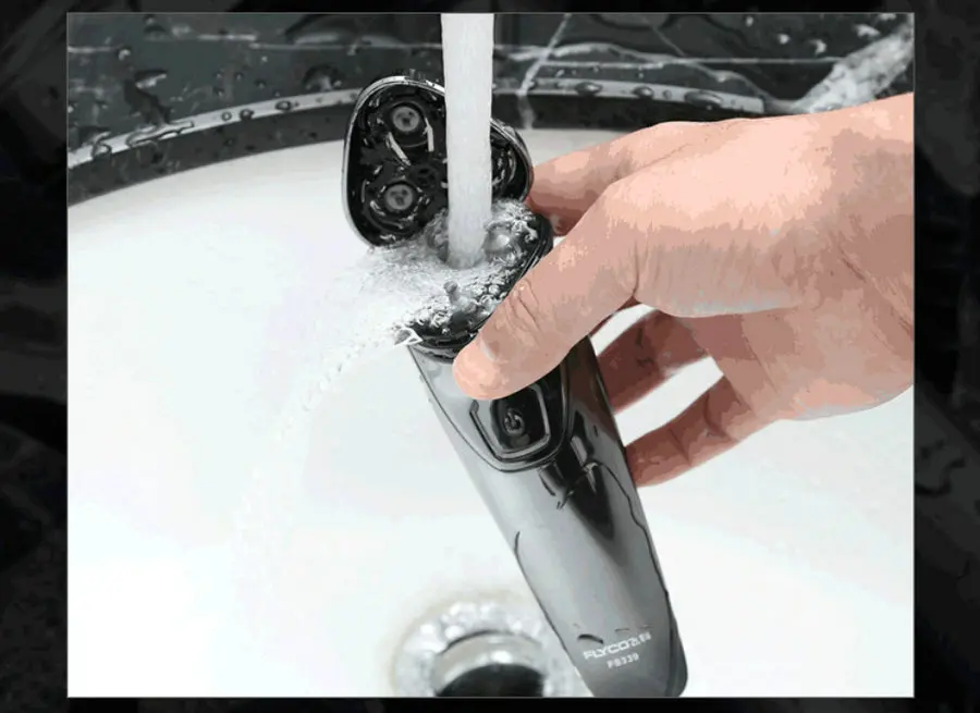 Flyco электробритва для Для мужчин 1 час быстрой зарядки станок бритья Wet & Dry