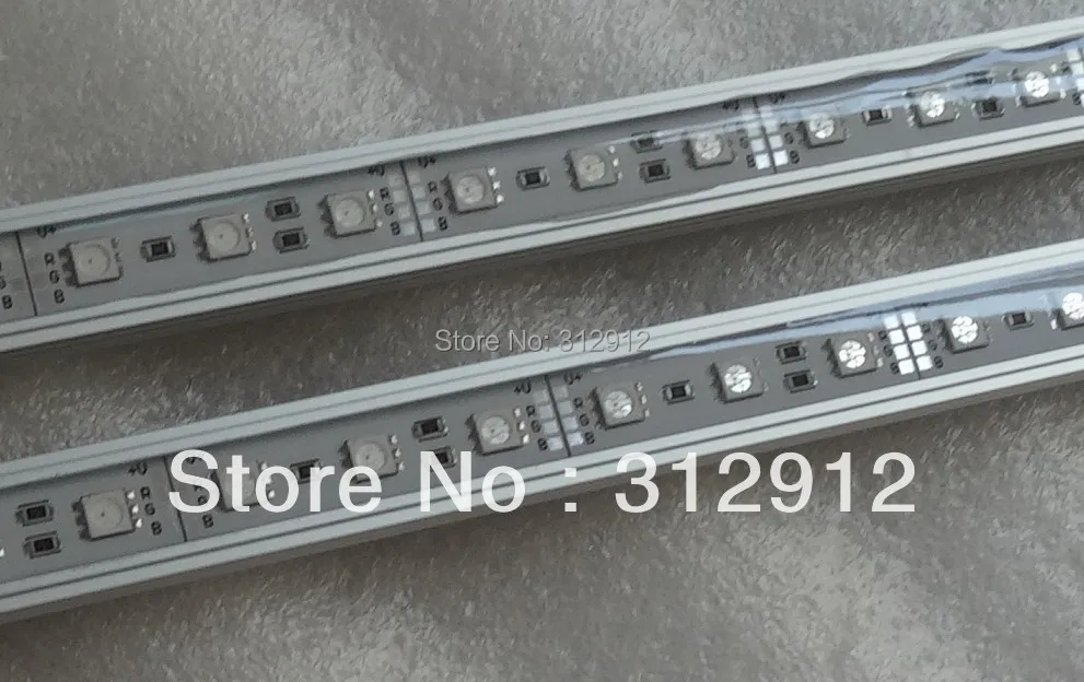 IP68 Алюминий Led RGB цвет Жесткая полоска водить 60leds длиной 1 м DC12V вход|led spec|ip68led craft |