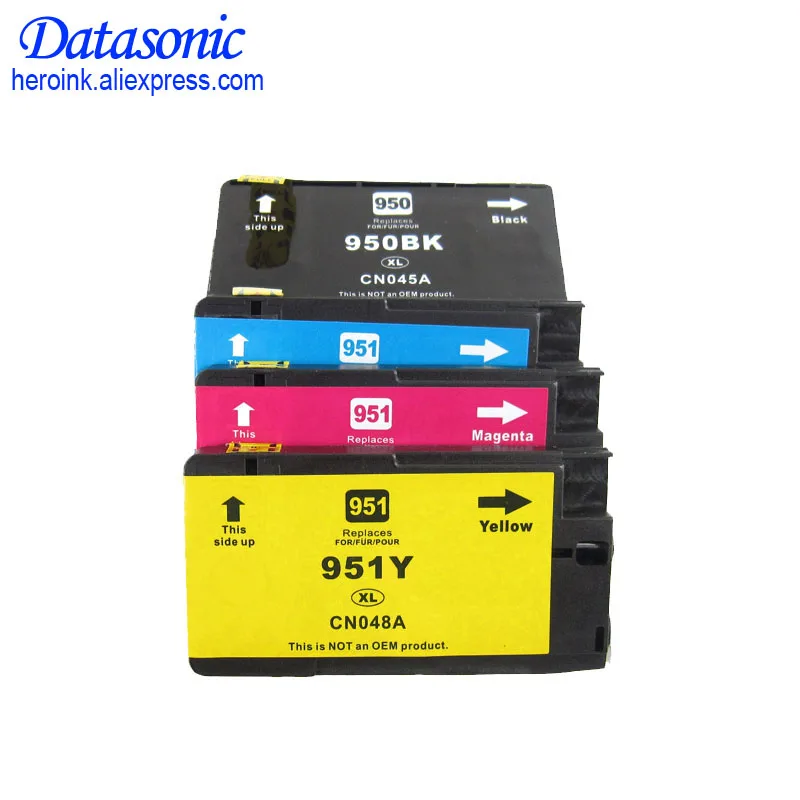 

4 шт. чернильный картридж для HP 950 951xl совместимый с HP Officejet Pro 8600 8620 8630 276dw 8640 8660 8615 8625 251dw 271dw