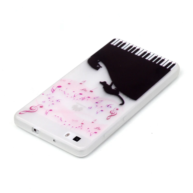 Luxury Luminous Soft Cases for HuaWei P8 Lite Glow in Dark Mandala Clear Printing TPU Silicone Phone Cover Shell Coque P8mini |