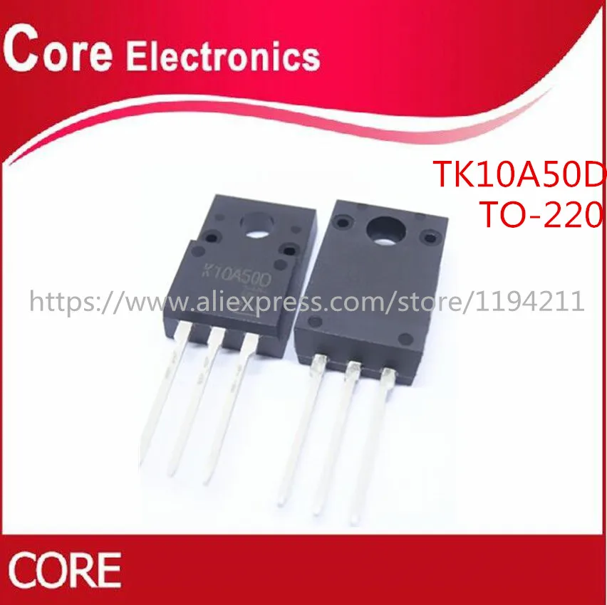 100 шт./лот TK10A50D K10A50D TO 220F 500В 10A|Интегральные схемы| |