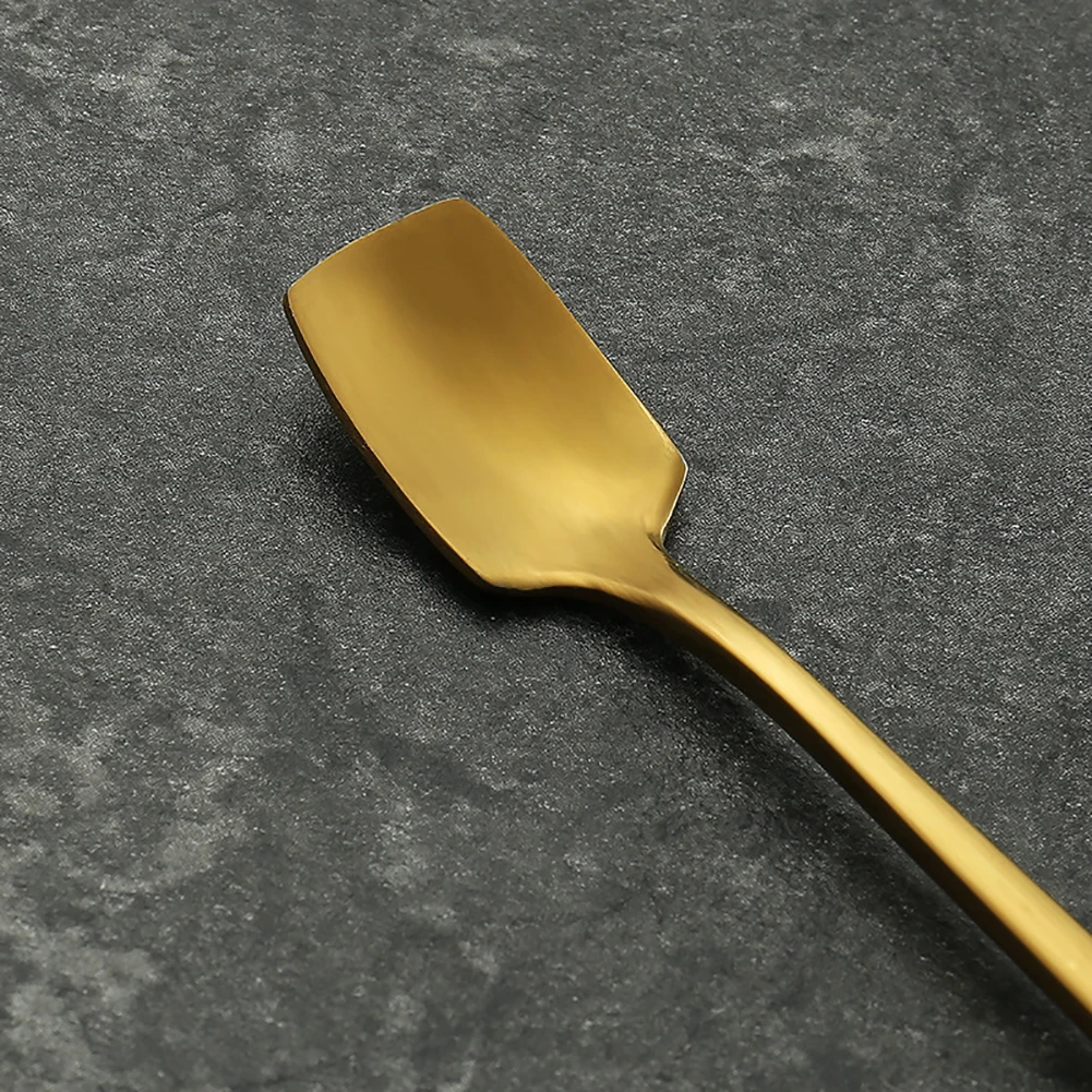 15/17cm Kitchen Spoon Stainless Steel Teaspoons Medicine Ice Cream Dessert Tea Coffee Dinner Cutlery Accessories | Дом и сад