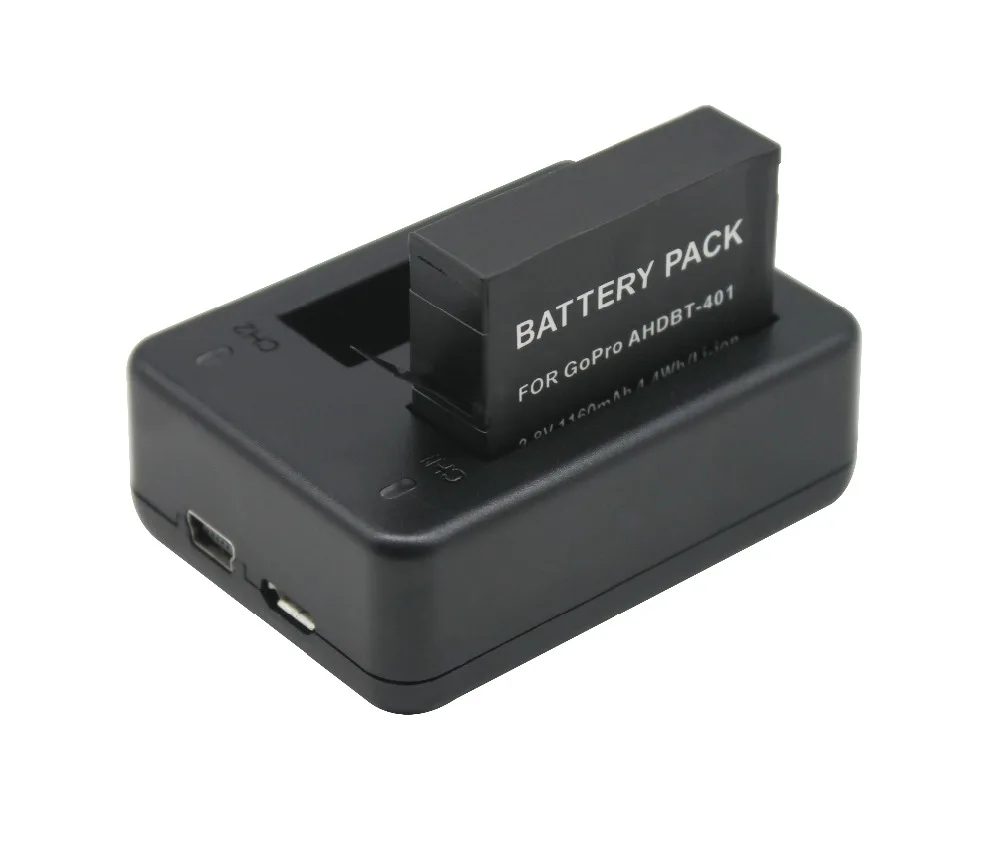 Двойное зарядное устройство для Gopro Hero 4 AHDBT401 аксессуары Gopro|charger for|charger for goprocharger