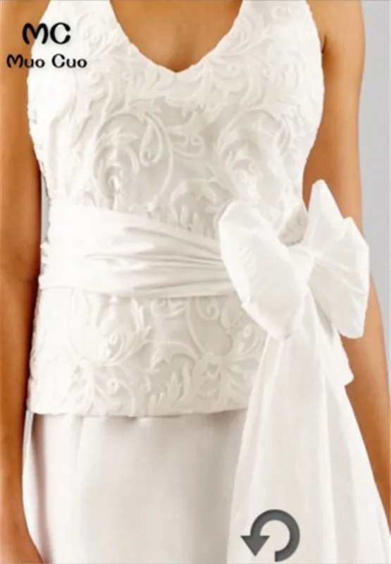 Новинка 2018 года свадебные платья без рукавов с вышивкой на шее | Свадьбы и