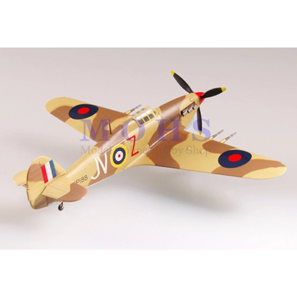 Модель easy model 37269 1/72 собранная модель весы с ураганом готовая самолёты Warbird HURRICANE