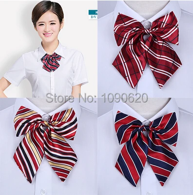 

17colors fashion women bow tie busniess women neck decoration stewardess bow tie