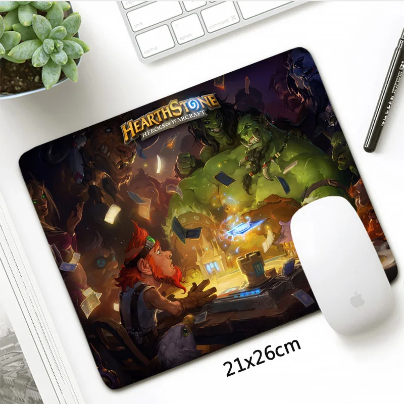 21x26 см игровой коврик для мыши Hearthstone Heroes Of Warcraft маленький размер
