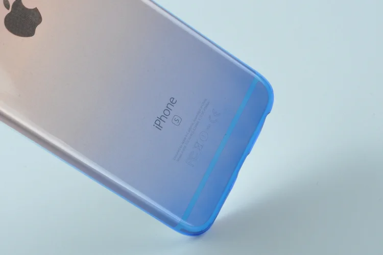 Чехол для iPhone 6 Plus прозрачный градиентный цветной чехол из ТПУ защитные