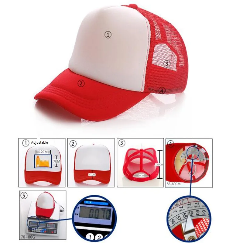 wholesale Fashion Mesh hats Baseball Cap Hat Sport Running Tennis Hat Cap Racing Adjustable custom made Hat for Men& Women