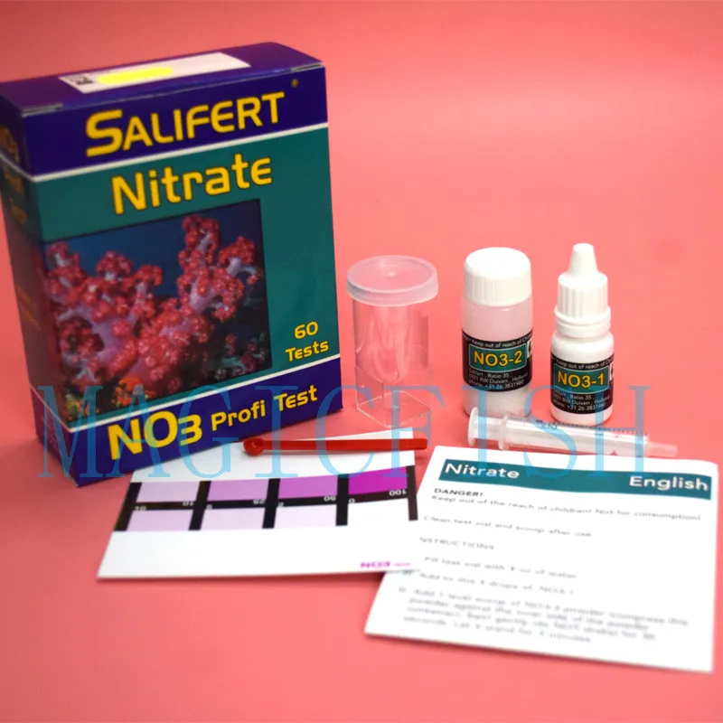 Salifert Тесты комплект Ca кальция Cu I2 KH Mg NH4 аммиака NO2 нитрит NO3 нитрат PH PO4 Sr калия