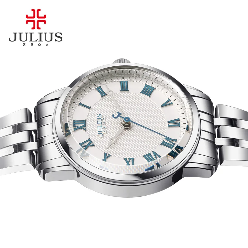 Julius Известная Марка Женщины Часы Класса Люкс Розовое Золото И Серебро Спортивные