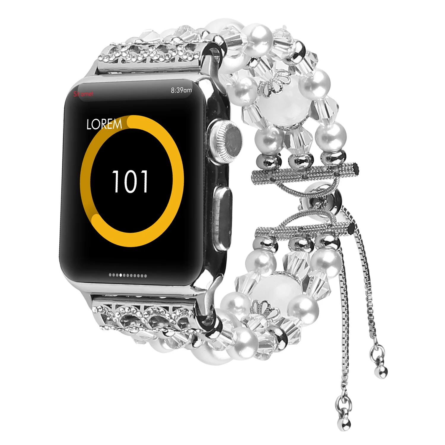 Ремень ручной работы для Apple watch band 38 мм 42 40 44 агатовый ремешок iWatch adjustment Sport series 4 3 2