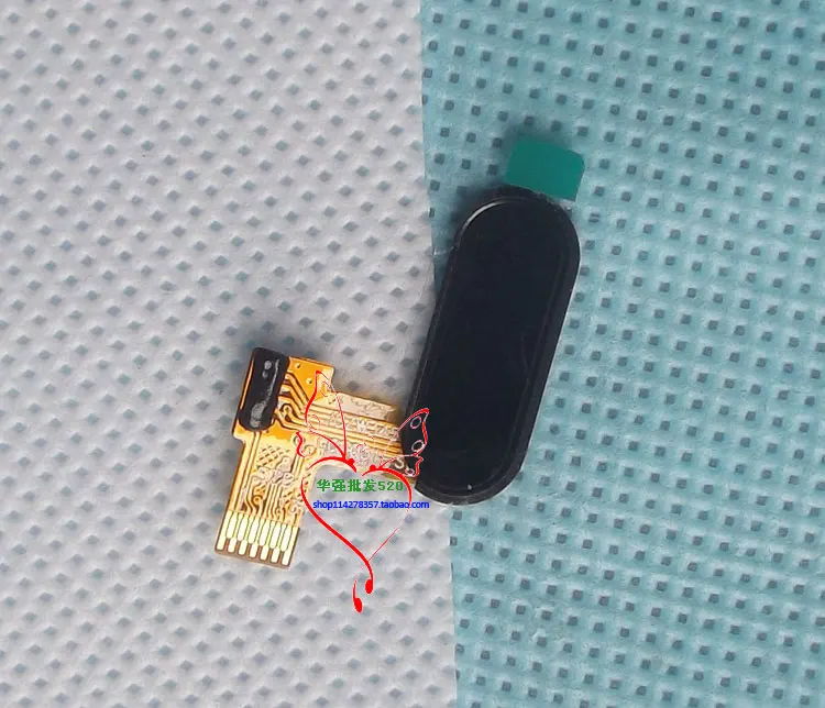 

Black/ Home Button Fingerprint Sensor Flex Cable For ulefone mix