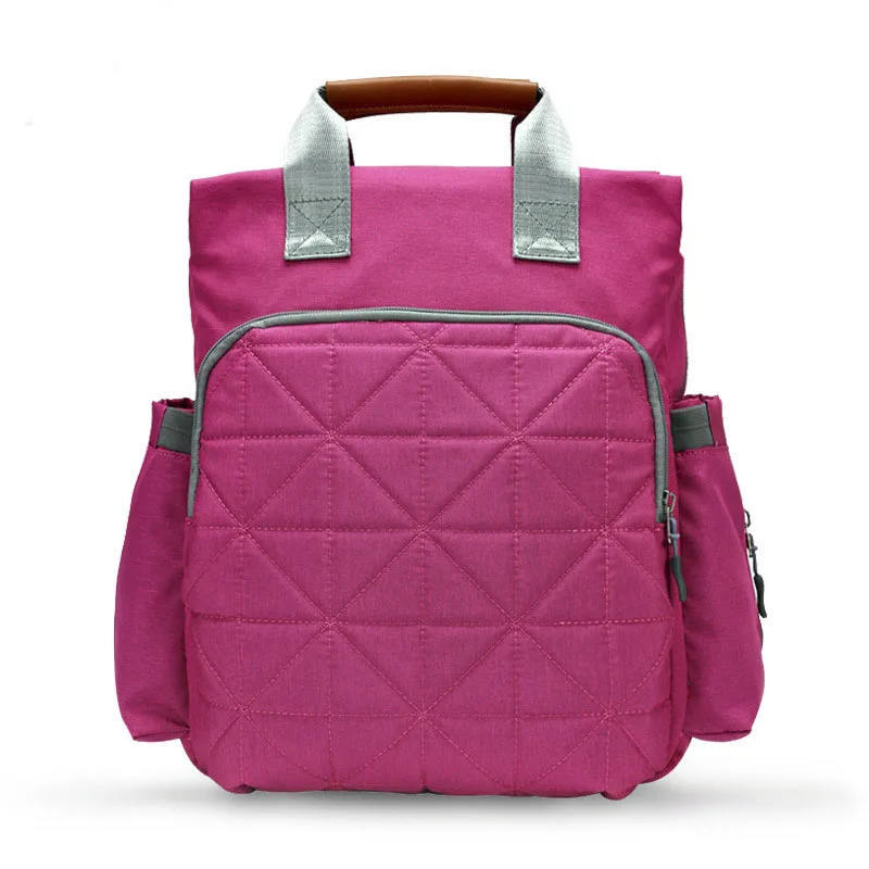 purple 30x11x15cm Сумка для подгузников, рюкзак для мам, для путешествий, для улицы, Леопардовый уход за ребенком, сумка для детской коляски, органайзер, сумка для беременных, детские сумки для мам - Цвет: purple 30x11x15cm