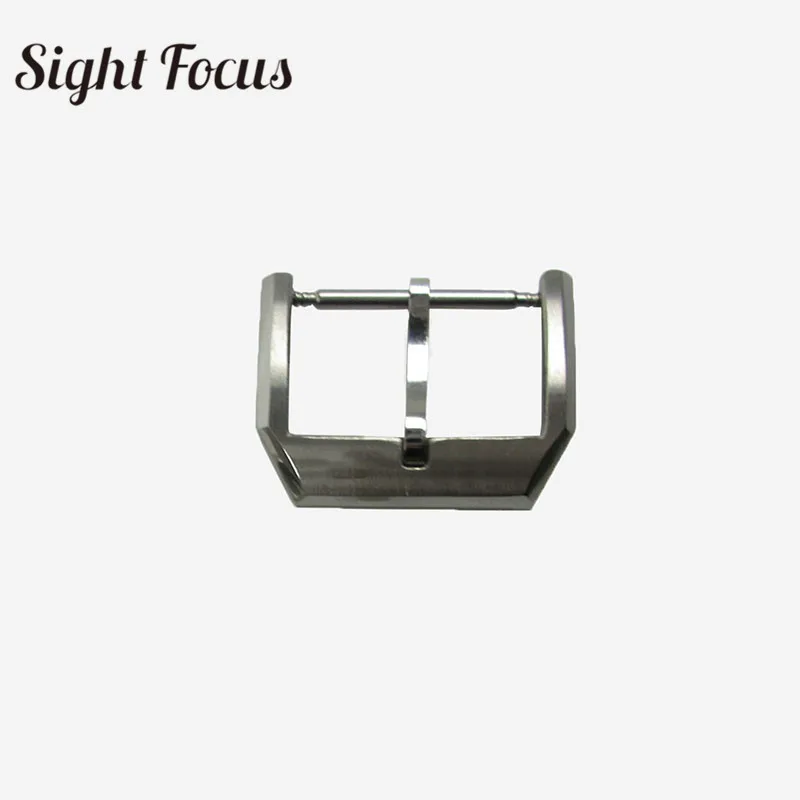 18mm 20mm Tang Buckle Clasp For IWC Big Pilot Watch Strap Silver for Leather Band Parts Straps | Наручные часы