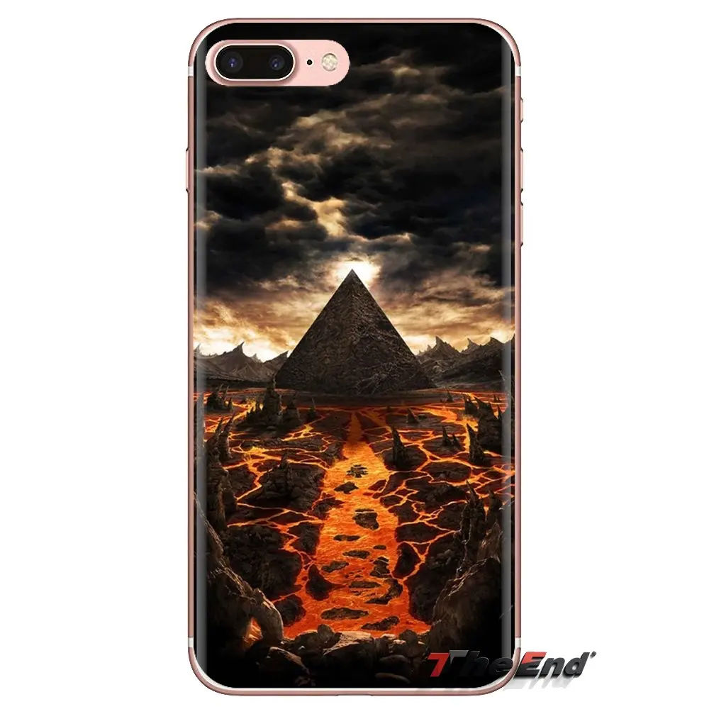 Прозрачный мягкий чехол-накладка для Samsung Galaxy S3 S4 S5 Mini S6 S7 Edge S8 S9 S10 Plus Note 3 4 5 8 9 Funny Art