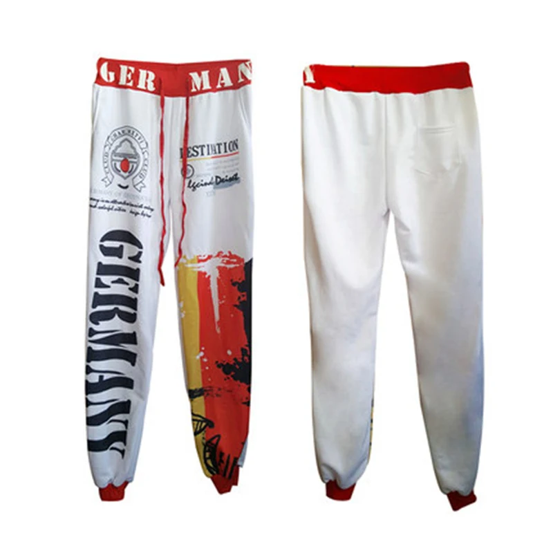 Модель 2019 года модный брючный костюм с рисунком каракули для удобного отдыха