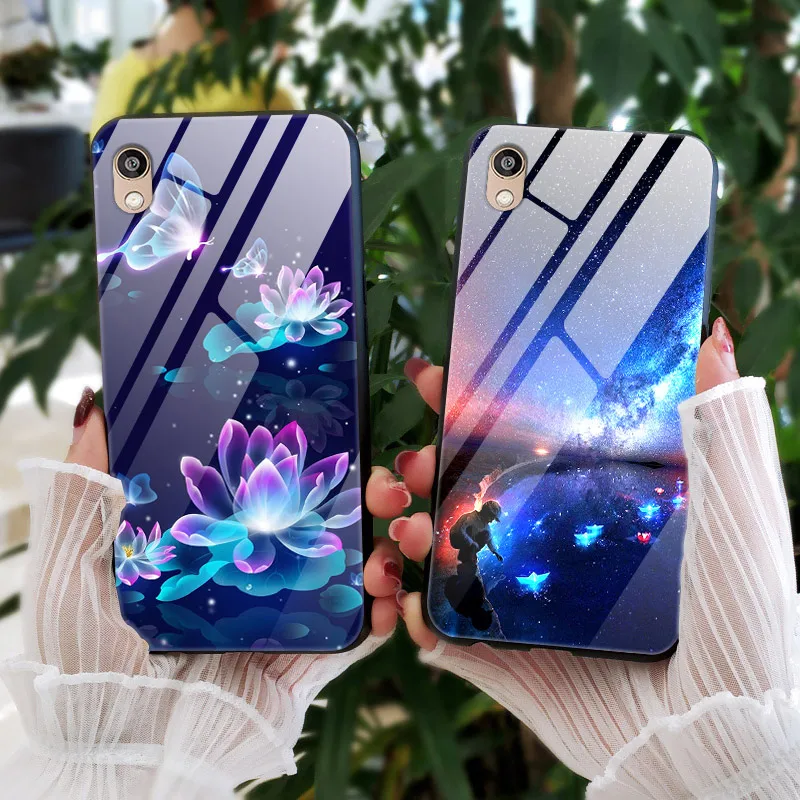 Чехол из закаленного стекла для huawei Honor 8 S, чехол из жесткого поликарбоната, разноцветный чехол для huawei Honor 8 S 8 S, KSA-LX9, чехол-бампер для телефона, s Honor8S