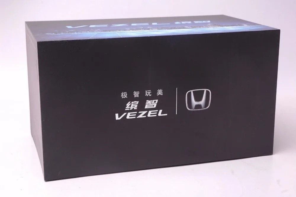 1:18 литая под давлением модель для Honda Vezel HR-V Белый внедорожник игрушечный автомобиль миниатюрная коллекция подарки HRV HR V