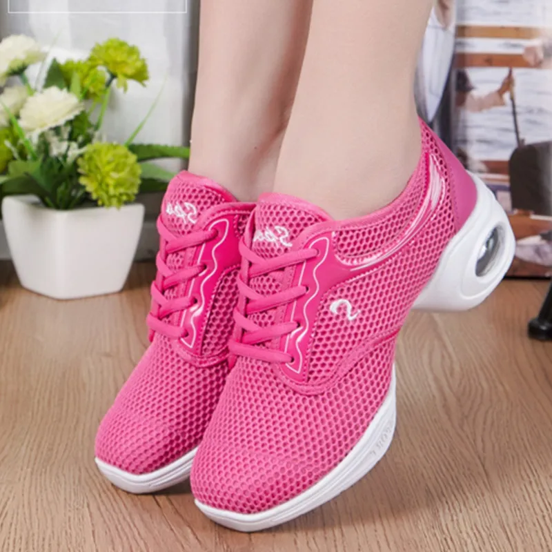 EU35-40 Sports Feature Soft Outsole Breath Dance Shoes Sneakers for Woman Practice Modern Jazz Discount | Спорт и развлечения