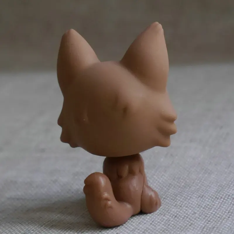 Розовая Коллекция игрушек 2 &quotmini figure HTF #2440 с зелеными глазами коричневого пубби