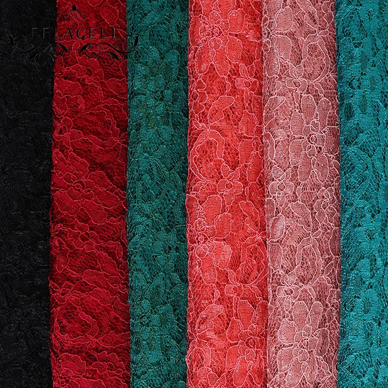 Кружевная ткань FFLACELL 1 ярд кружевной шнур в африканском стиле гипюр для платья