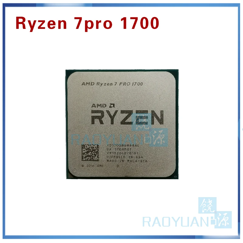 Процессор AMD Ryzen 7 PRO 1700 R7 Восьмиядерный процессор 3 0 ГГц 16 ниточный 65 Вт гнездо