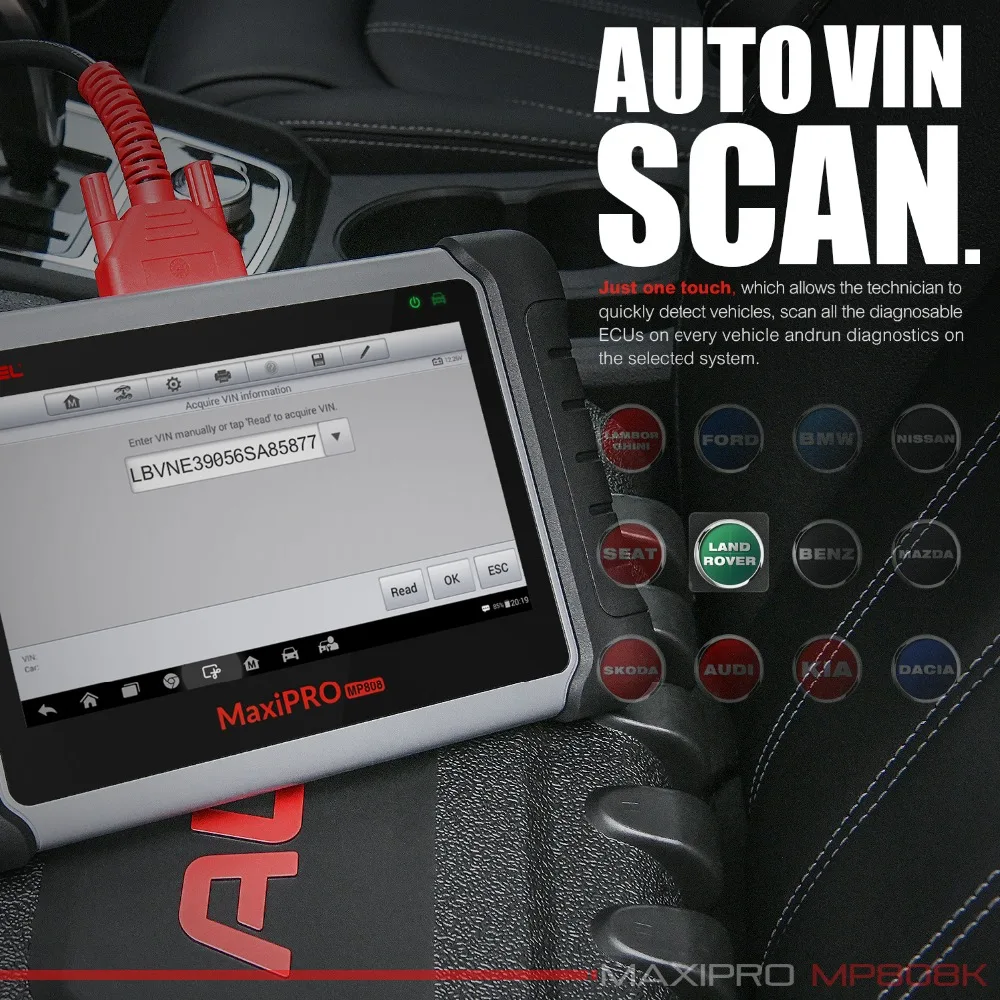 Autel MP808K автомобильный диагностический Obd2 Scarnner диагностический автоматический ключ кодирования OE-level диагностический инструмент тесто чем launch x431 pro