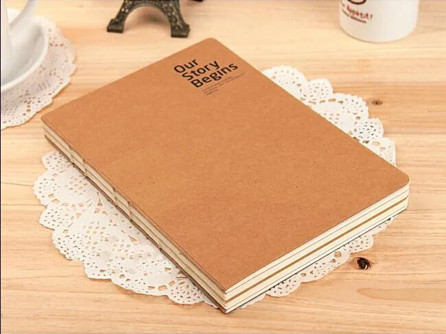 Альбом для набросков в стиле ретро наша история начинается без страницы дневник