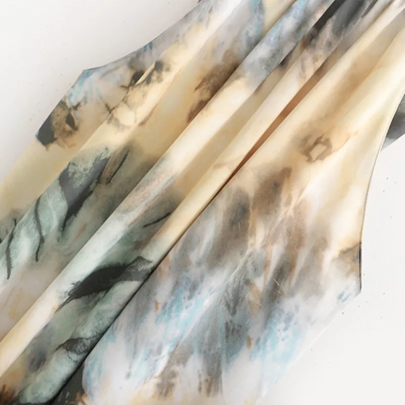 NSZ Tie Dye Платье женское с принтом Длинное Макси летнее платье открытыми плечами